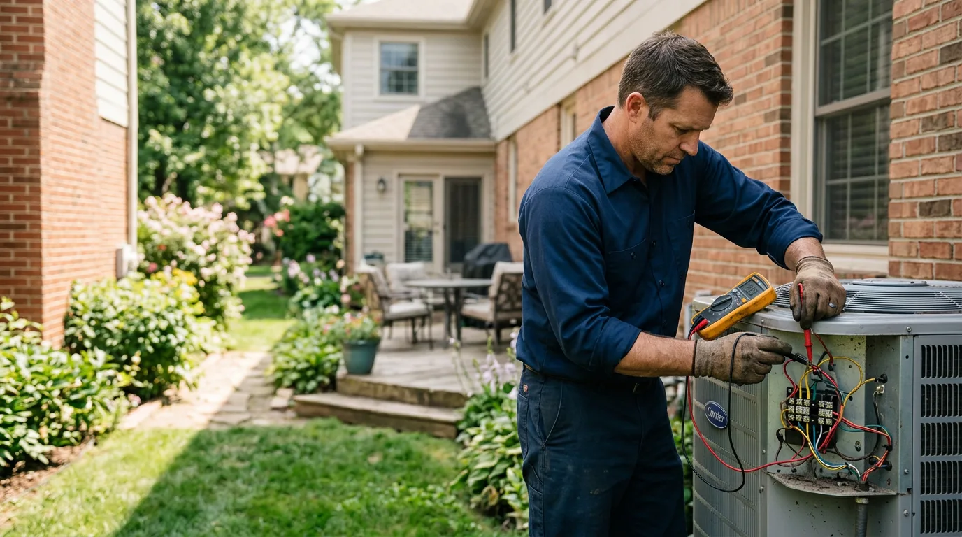HVAC technician working near Lanett, AL